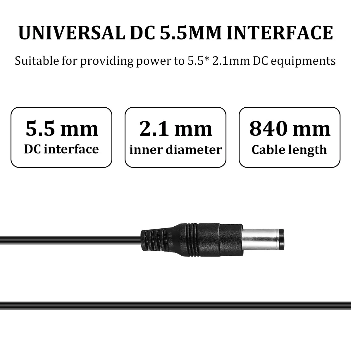 Ac 100-240V to Dc 3V 1A Power Adapter with Eu Plug 5.5mm X 2.1mm Barrel Jack Portable Compact Design for Home Travel Use Energy
