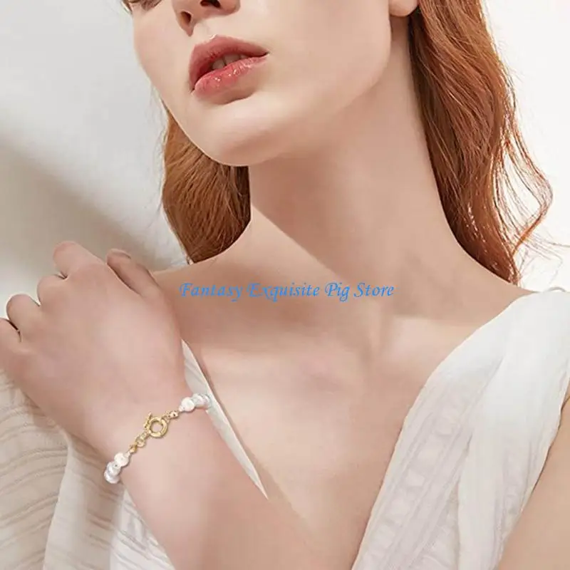 مشبك بكفالة قابل للتبديل، مشبك معدني على شكل قلادة، لصنع المجوهرات بالخرز #3