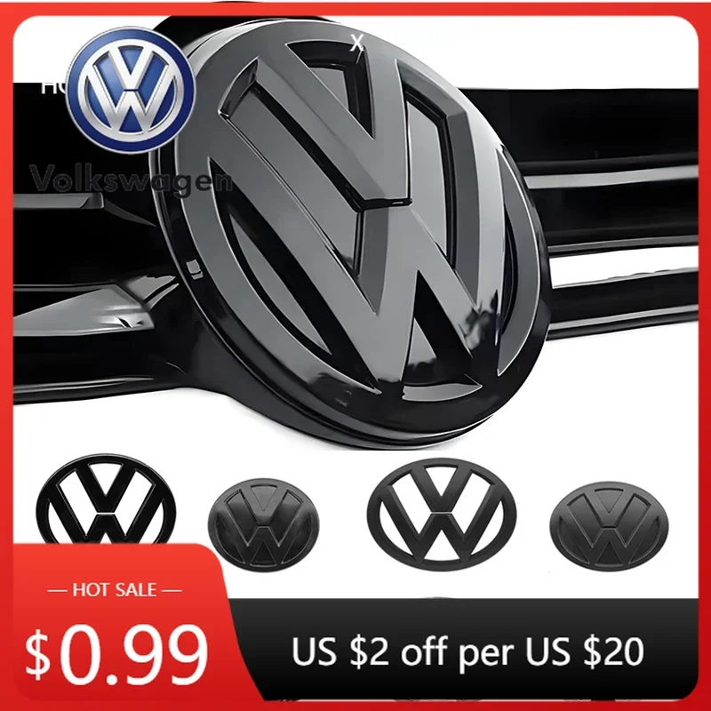 

Подстаканники 2 шт. VW Golf 7.5 ABS автомобильный логотип крышка передняя решетка значок задний багажник эмблема наклейка аксессуары для Volkswagen Golf 7 M