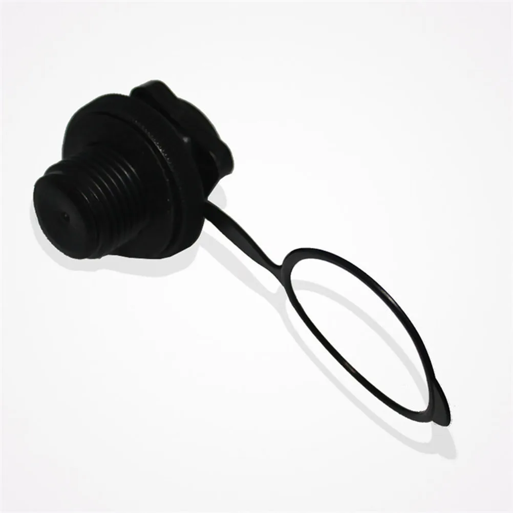 

2 pcs Air Replacement Durable Lightweight Caps For Inflatable Boat Caps For 2.0Cm-2.2Cm Black