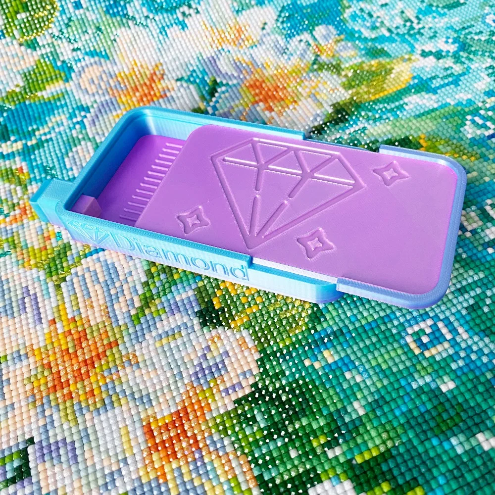11 Farben Multifunktionale Diamantmalerei-Aufbewahrungsbox, Diamantkunst-Werkzeugzubehör, Geschenk für Diamantmalerei-Liebhaber – Detail 14