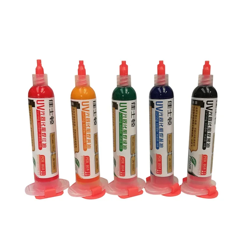 10cc UV Curing Solder Mask Paste Ink for PCB BGA Circuit Board Insulating Protect Soldering Paste Flux Oil