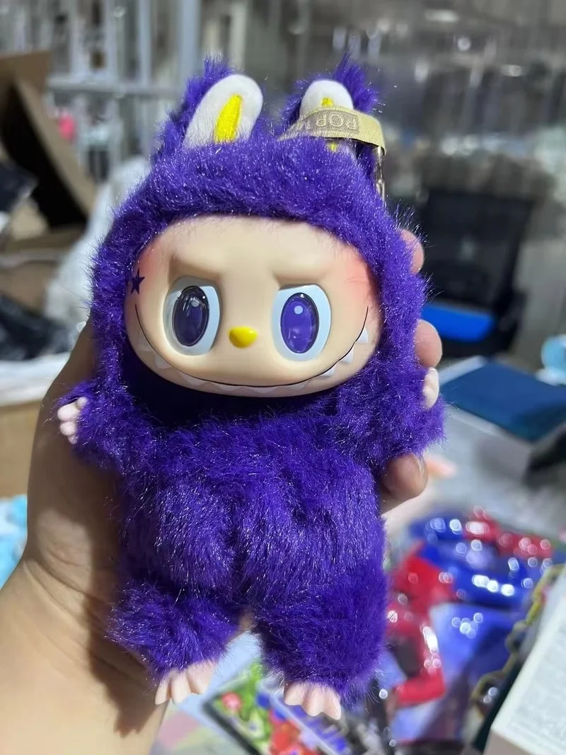 2025 Hot Sale Blind Box Replica Labubu Milanese Purple Kingdom Series Model Doll Enamel Monsters Figure Keychain Birthday Gifts