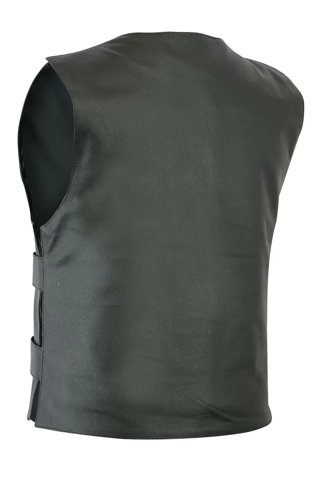 Men Bullet Proof Style Leather Motorcycle Vest for Bikers Tactical Waistcoat