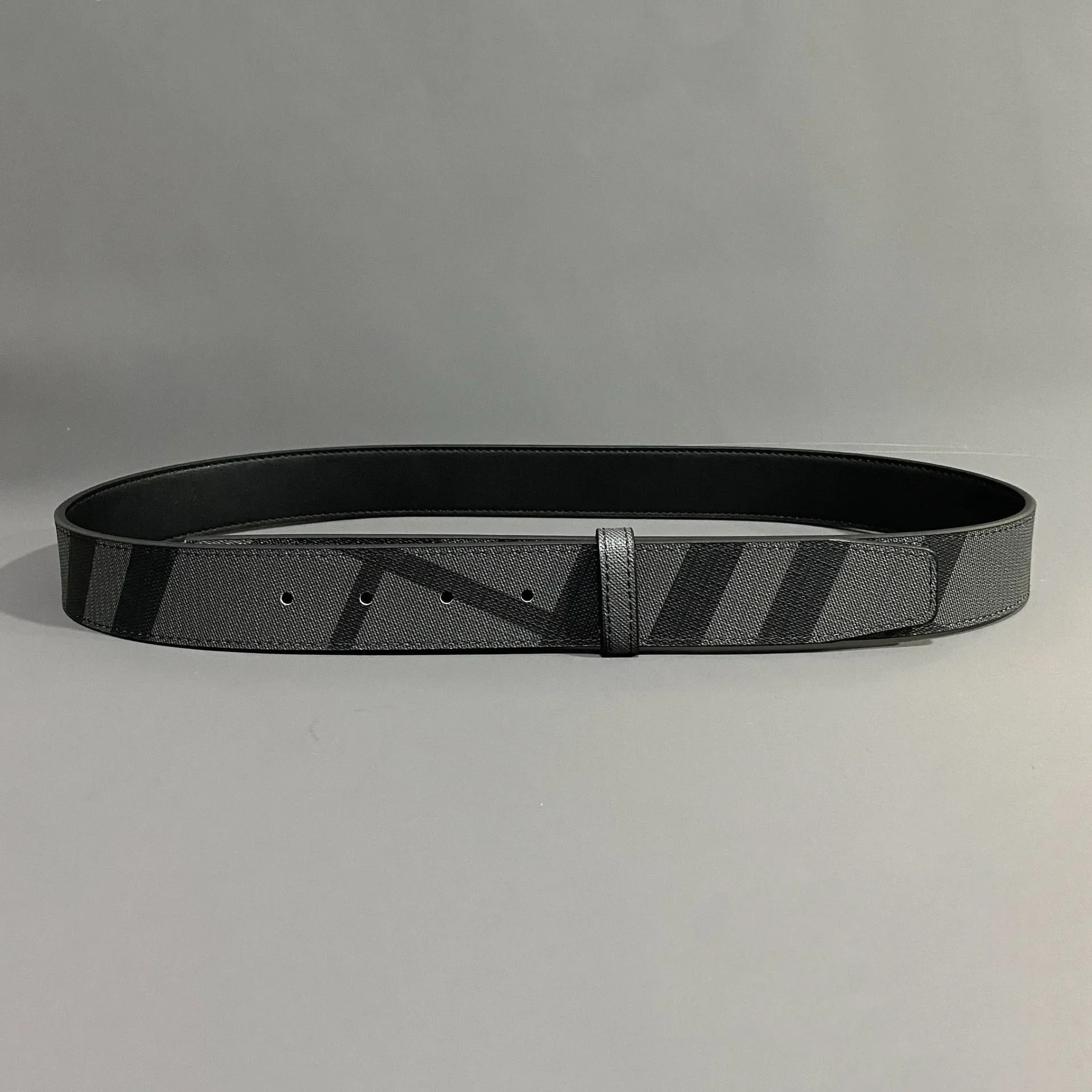 Double Side Top Grain Cowhide Genuine Leather Blank Belt Strap for Business Dress 3.5CM Width Leather Hand Craft Diy Black Color
