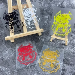 Bulldog Pitbull Dog Motorcycle Stickers Cool Motorbike Helmet Front Windshield Scooter Fairing Fuel Tank Vinyl Moto Vinyl Decals