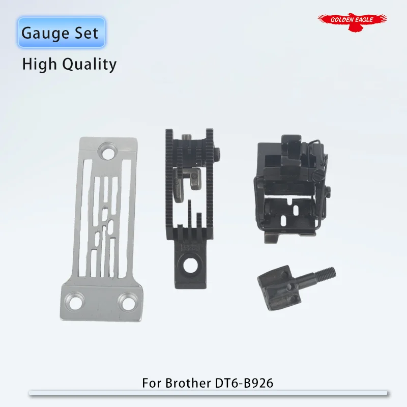 Gauge Set For Brother DT6-B926 Industrial Feed off the Arm Double Chain Stitch Sewing Machine Parts Thin Heavy Fabric 148864001