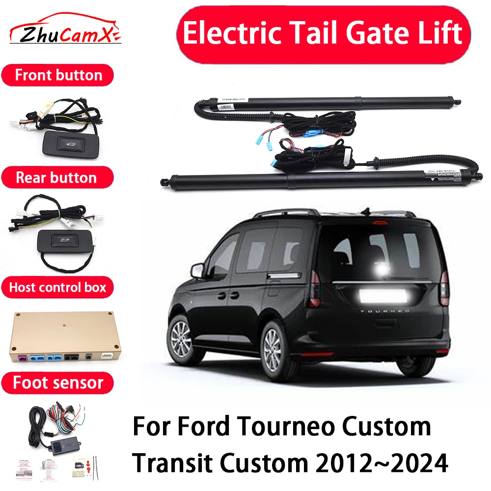 ZhuCamX Car Automatic Electric Tail Gate Lift Tailgate Assist System for Ford Tourneo Custom Transit Custom 2012–2024