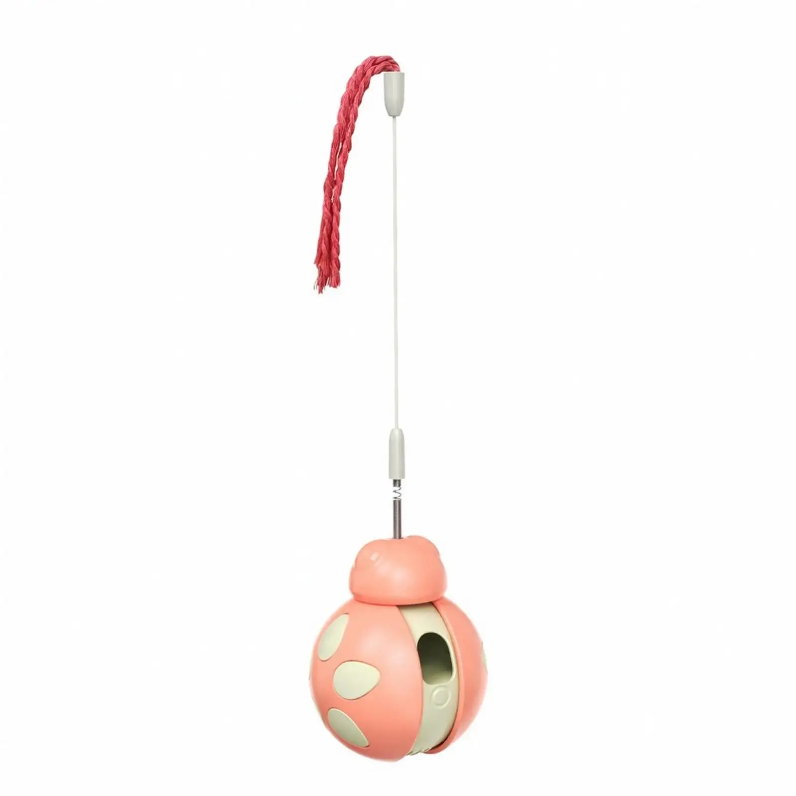 Interactive Feline Teaser with Treat Reward System and Wobble Motion for Daily Exercise