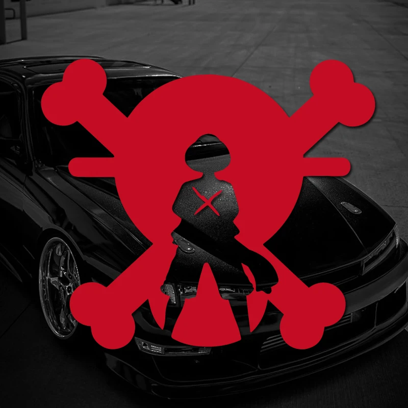Creative Anime Style Waterproof Vinyl Decal, High‑Quality Sticker for Cars Trucks Universal Unique Look Exterior DIY Decor