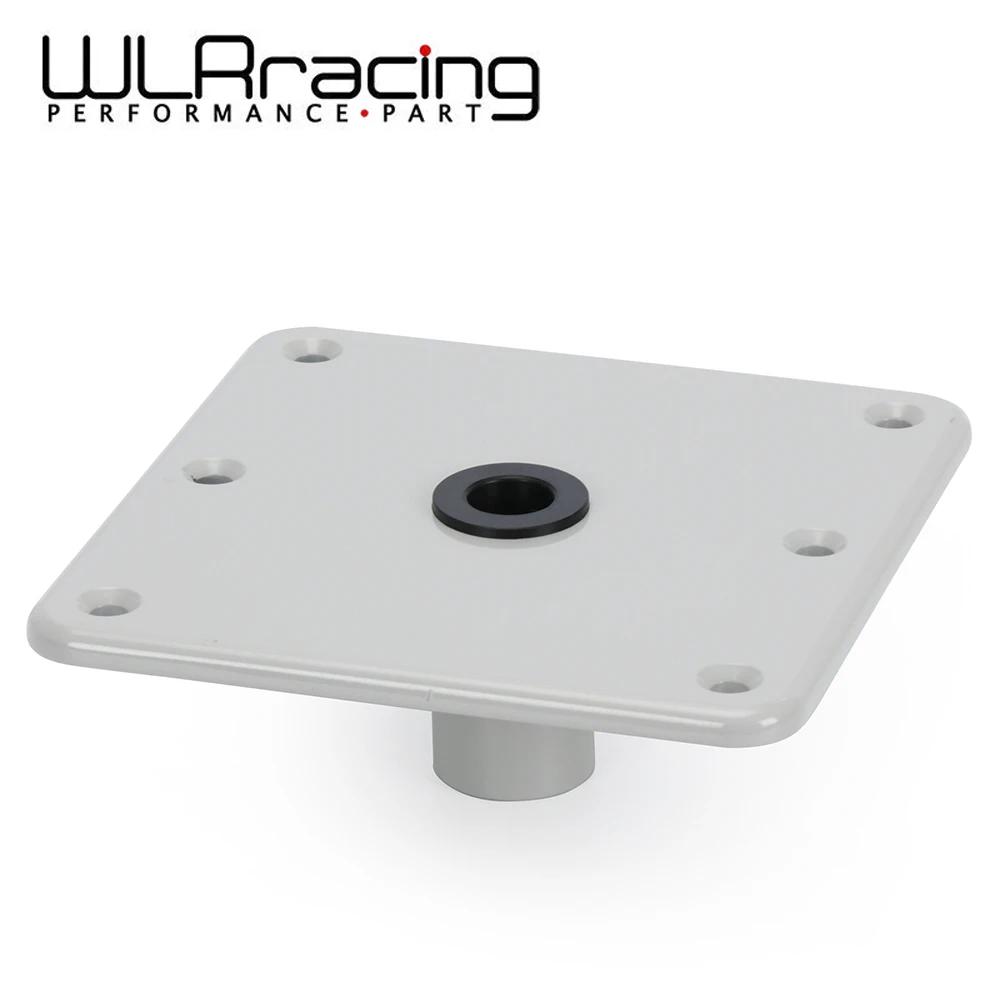 

Marine Aluminium Alloy 7"x7" Boat Seat Base with 3/4" Pin Post Socket For Universal Boat Use & Boat Seats Mount Post