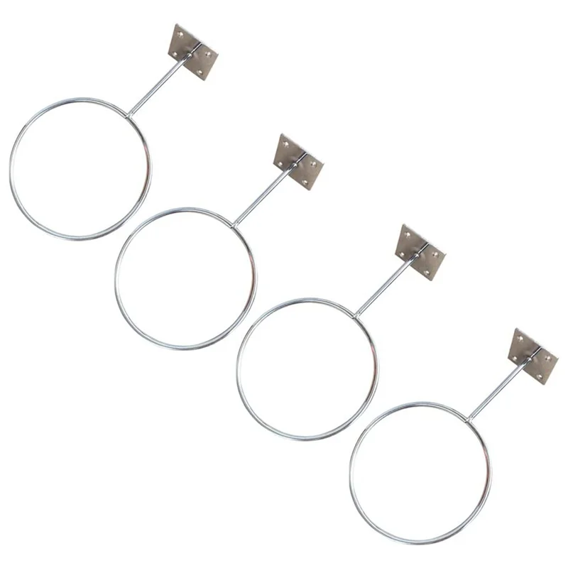 ABHS-4 قطع حامل كرة رياضي مثبت على الحائط لعرض كرات الطب وكرات السلة والكرات الطائرة ورف تخزين كرة القدم #3