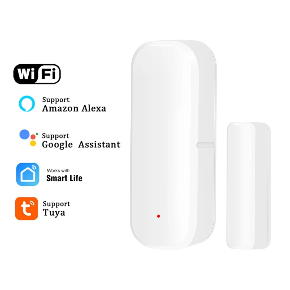 Sensor de puerta inalámbrico Universal, alarma inteligente para ventana y puerta, accesorios