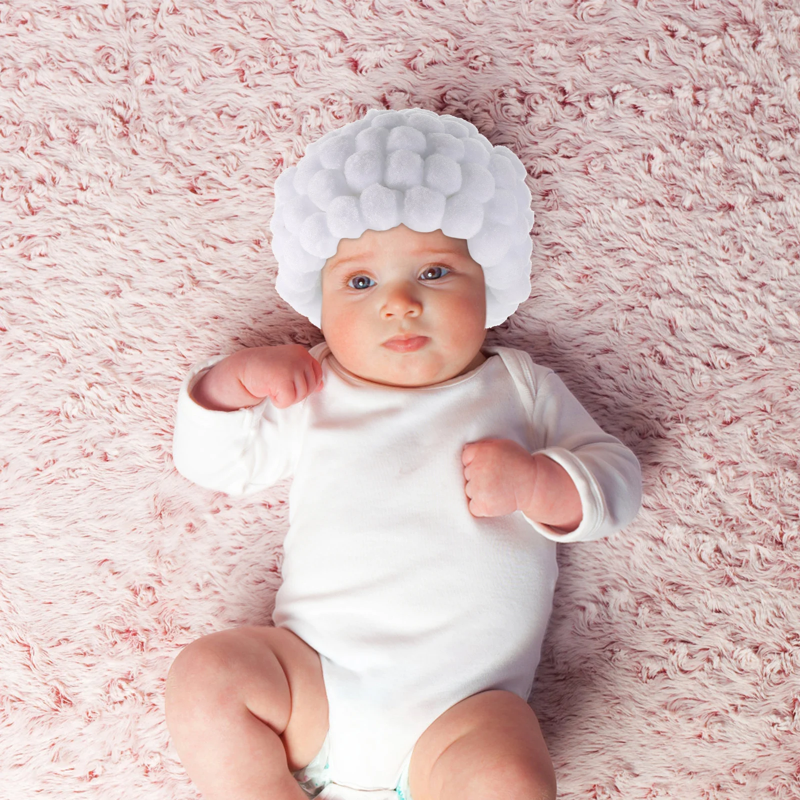 

1pc Newborn Infant Sun Hat Adorable Soft Comfortable Unisex Hat for Baby Shower Gift Photography Props Costume