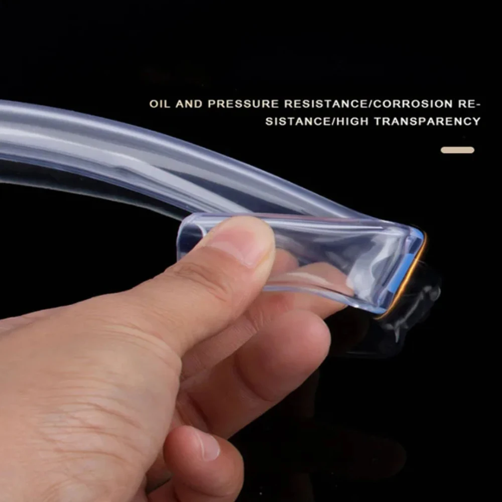 1/2/3/5M PVC Transparent Hose Plastic Pipe Thickened Oil Pipe Horizontal Pipe Corrosion-Resistant Liquid Delivery Pipe
