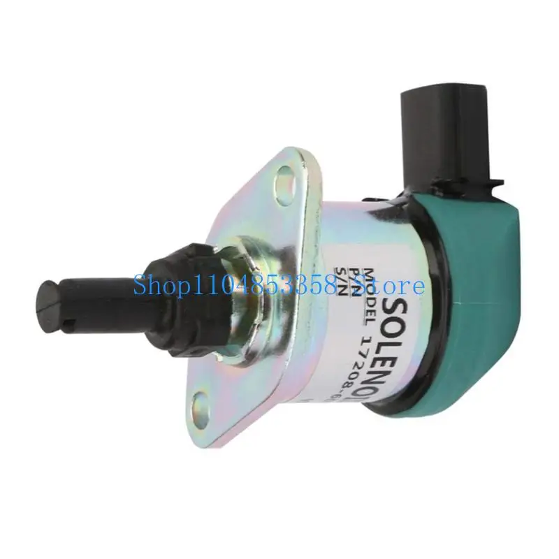 Động cơ 652F 12VDC Shut Off Solenoid tương thích cho 17208-60016 17208-60015 17208-60017 17208-60010 Cài đặt dễ