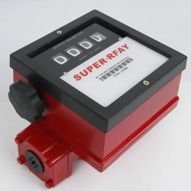 Customized On Demand Aocheng flow monitor four-digit mechanical oil meter 1 inch 1.5 inch 2 inch liquid