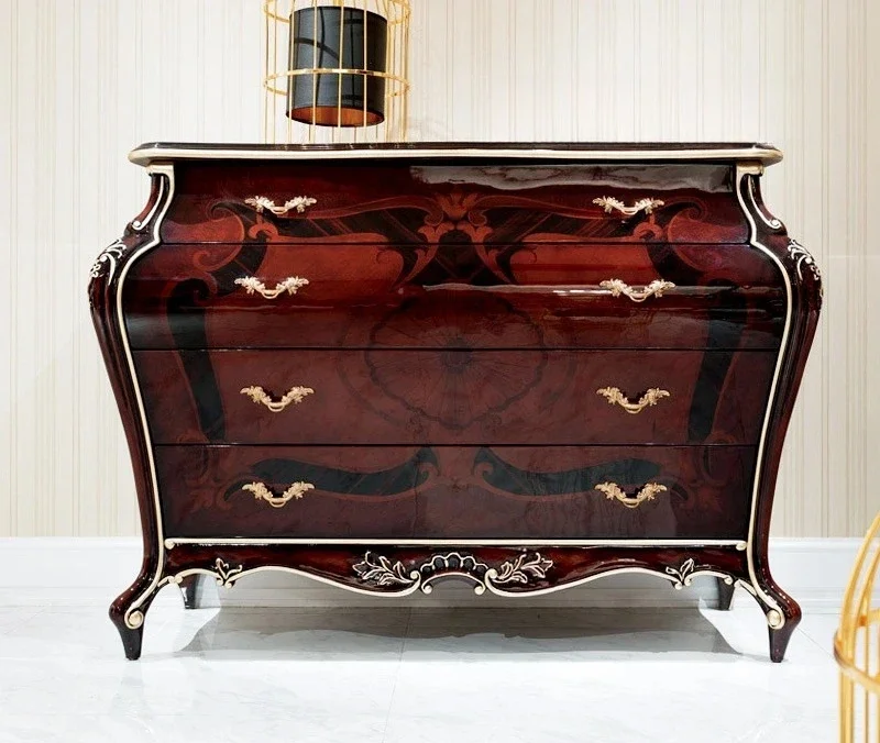 

Легкая роскошная неоклассическая мебель, бордовый пианино, лак, резьба по дереву, цветок, крыльцо, современное хранилище