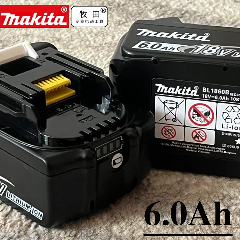 

100% Genuine 18V Makita 5Ah 6Ah 9Ah Makita Battery BL1840 BL1830B BL1850B BL1850 BL1860 BL1815 Replacement Lithium Battery