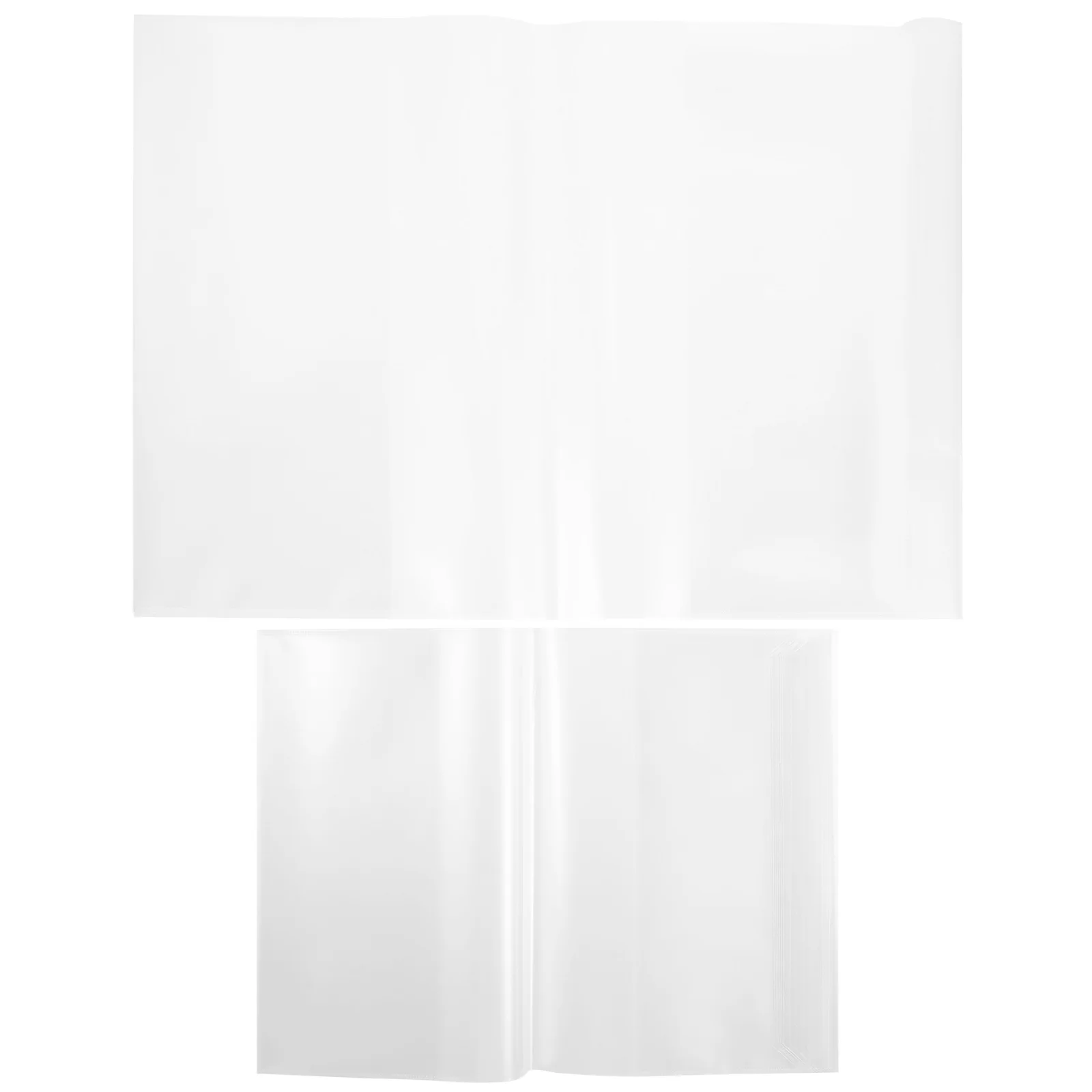 

20Pcs Notepad Cover Premium PP Transparent Book Protection Sleeve Reusable Anti-Scratch Scrapbook Protector for School Office