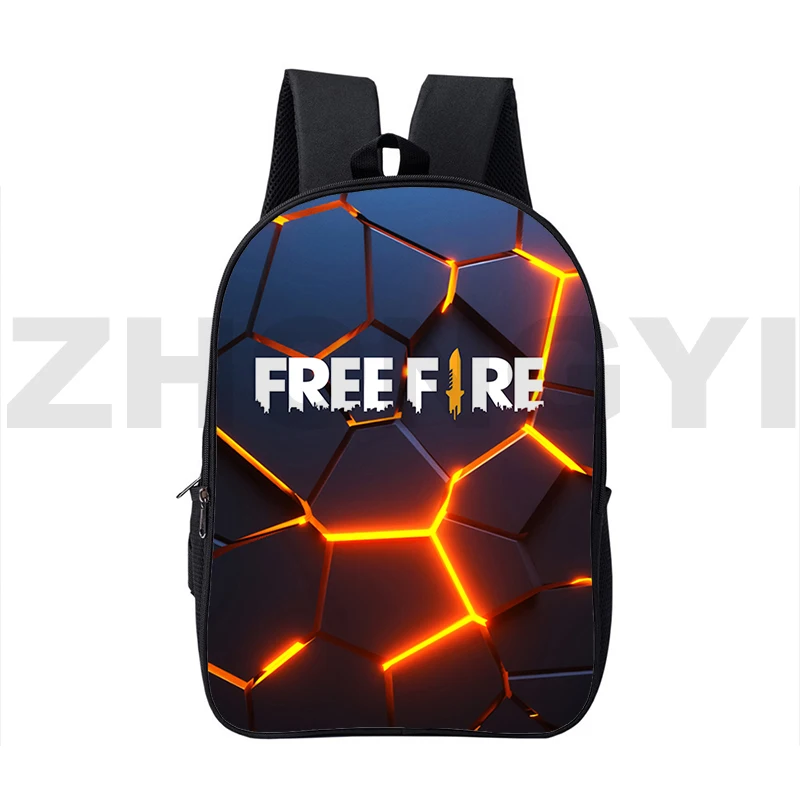 3D Anime Free Fire Garena Backpack Children Schoolbags Game Free Fire Women Bookbag Preppy Style Girls Boys Outdoor Travel Bags