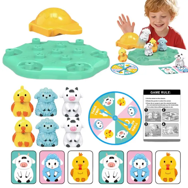 

Настольные игры для всей семьи, настольная игра с животными, развивающие захватывающие игрушки для детей, взрослых, мальчиков и девочек, вечеринка 3 лет