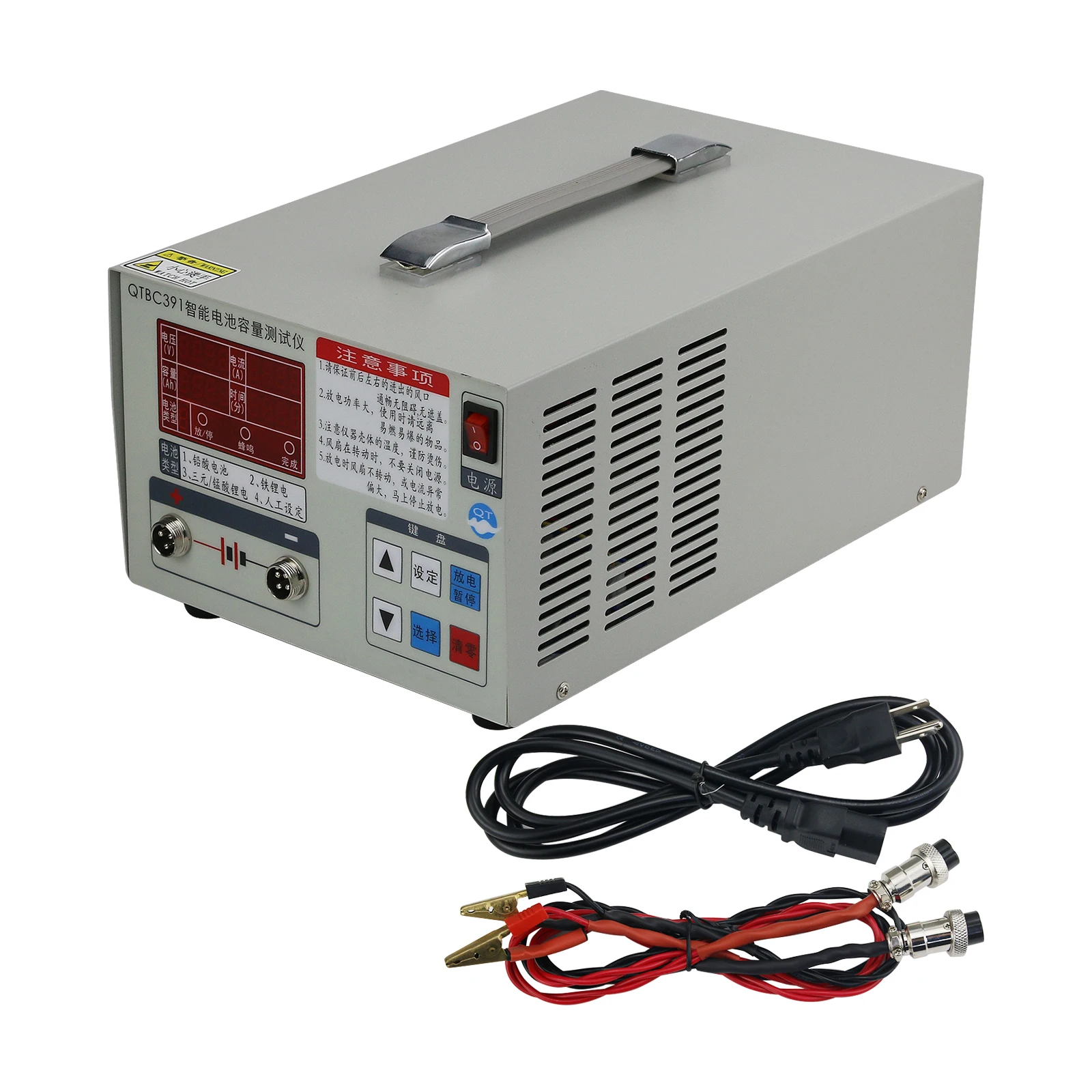 QTBC393 リチウム電池放電試験器 鉛蓄電池・リチウム電池容量試験器
