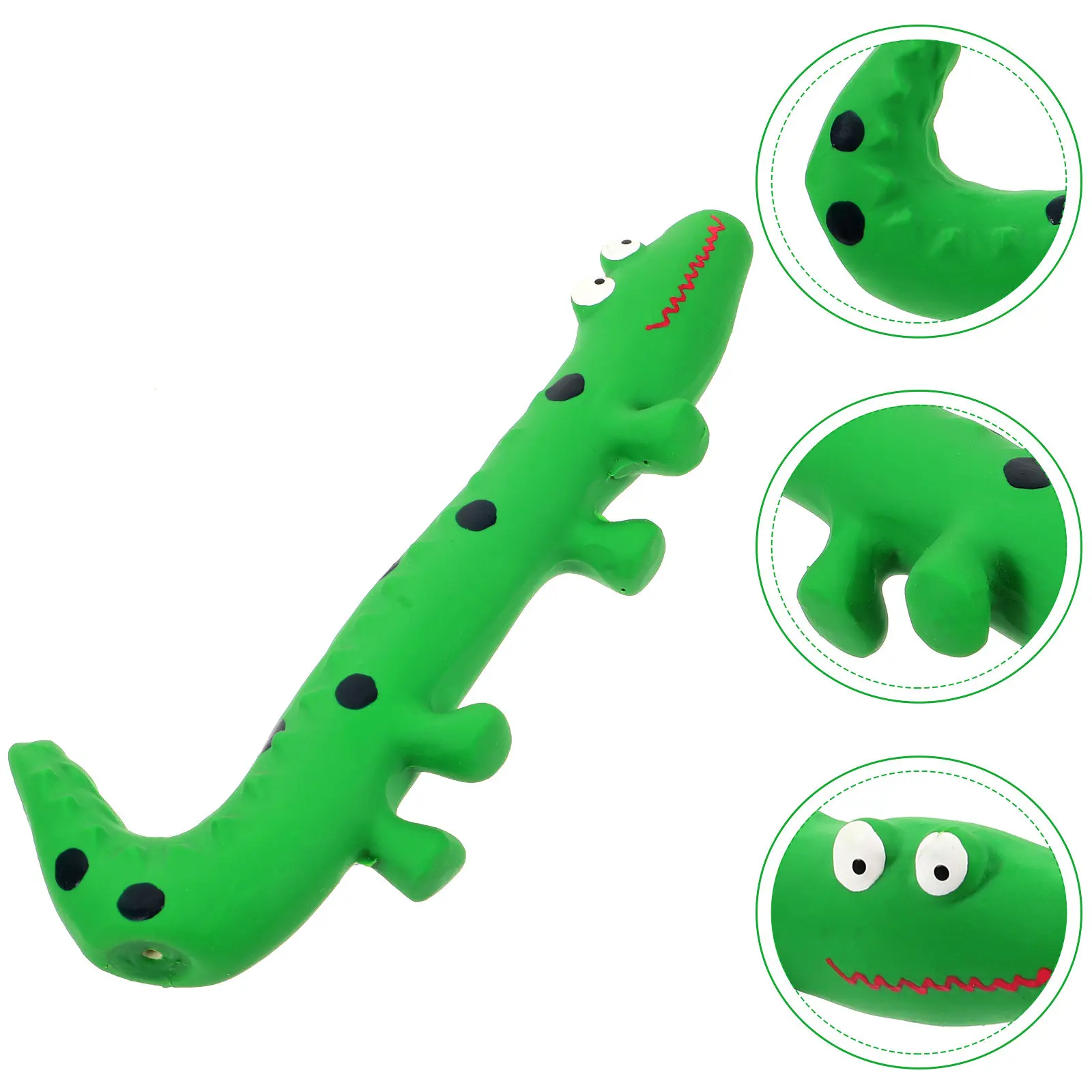 Latex Lizard Shape Interactive Chewing Pet Plaything Teeth Cleaner Puppy Bite Resistant Squeaky Dog Household Plaything