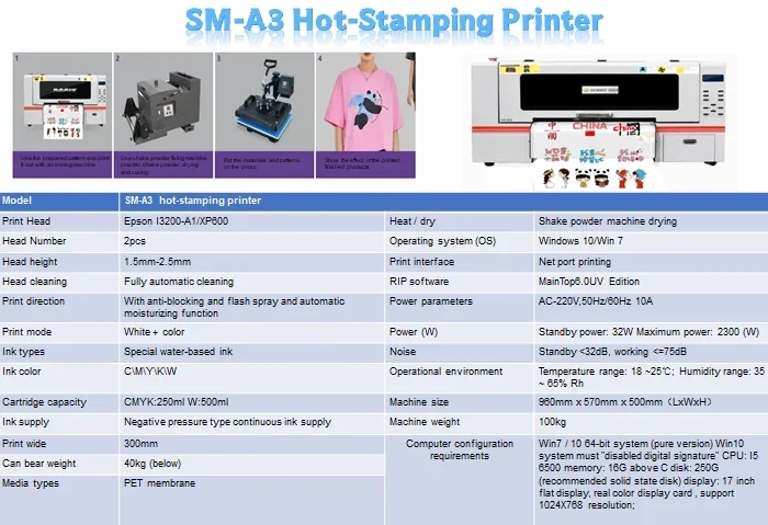 SM-A3 Hot-Stamping Printer