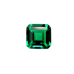 Emerald Square Faceted Gemstone Emerald Cut Rich Green Emerald Gem Multiple Sizes to Choose