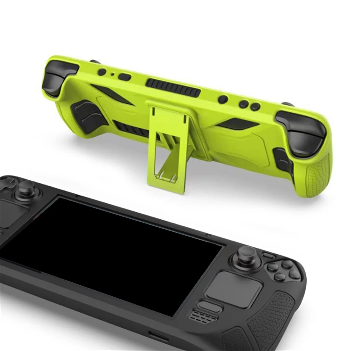 AT-Suitable for SteamDeck OLED Game Console Silicone Case,Handheld All-Inclusive Silicone Protective Case with