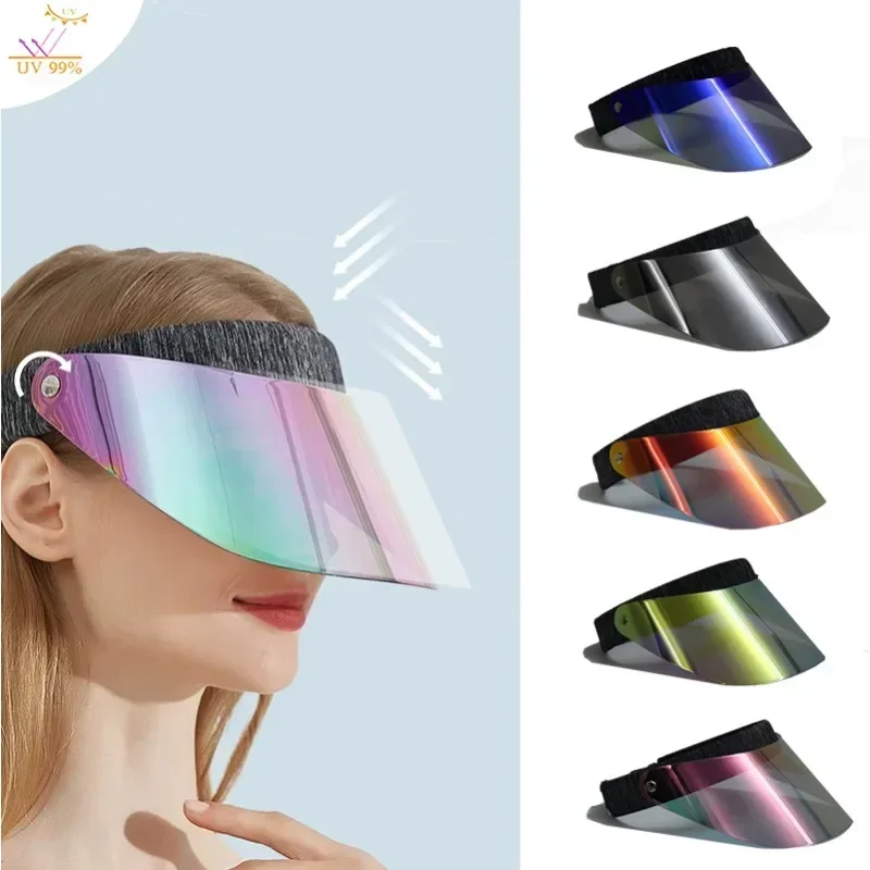 Sun Visor New Colorful Fashion Casual Sun Hat UV Protection for Outdoor Sports Hiking Cycling Fishing Sun Cap Water Proof Beach