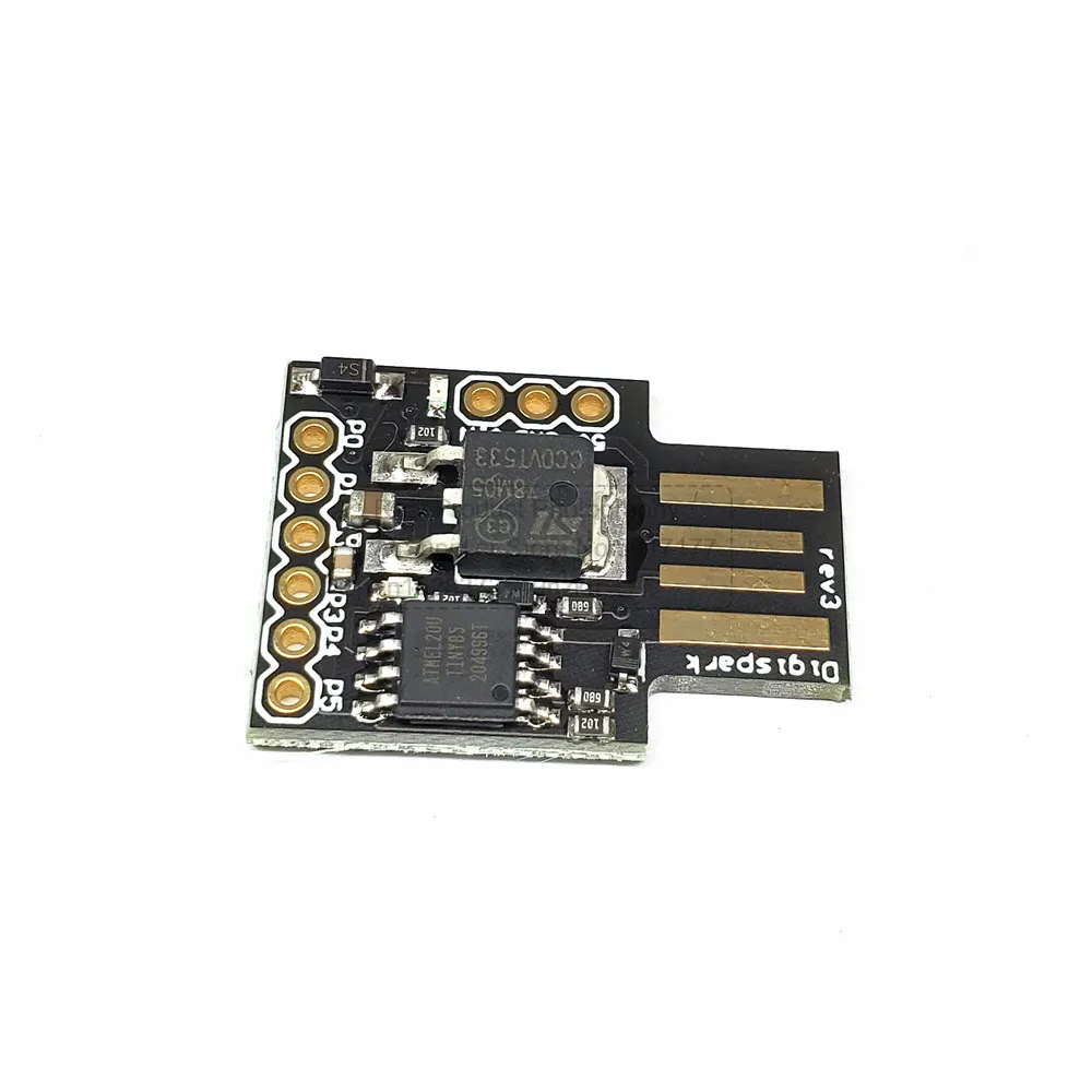 ATTINY85 USB Developments Board MCU Module for Arduino USB Support for Arduino IDE 1.0+ 8K Flash I2C SPI 6 I/O Pin