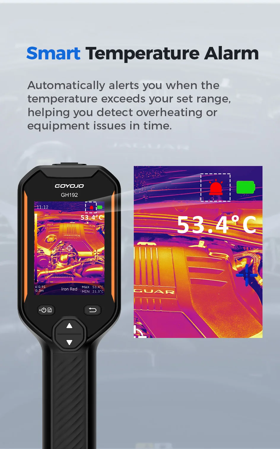 NEW Upgraded GH192/GH340 Thermal Imager super-resolution 240x240/640x480 IR with 2MP Visual Camera Thermal Imaging Camera for Home Inspection