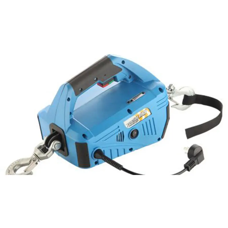 European Type Mini Battery Operated Motor Lifting Wire Rope Pulling  Machine Loop Traction Hoist For Suspended Platform