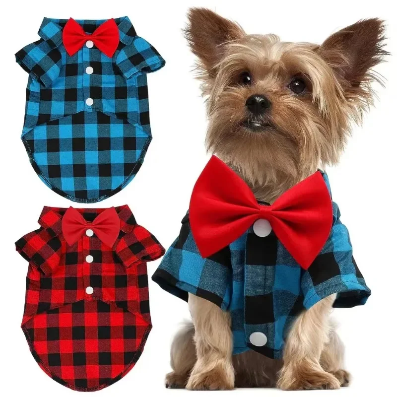 

Pet Shirt Suit Wedding Dress, Birthday Party, Teddy, Bichon Dog, Small, Medium, Large, Spring, Summer, Fall Clothes Supplies