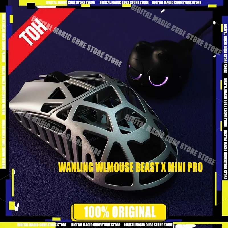 

Wanling Wlmouse Beast X Mini Pro E-Sports Gaming Mouse Lightweight Magnesium Alloy Wireless Side Open/Non-open Custom Mice Gifts