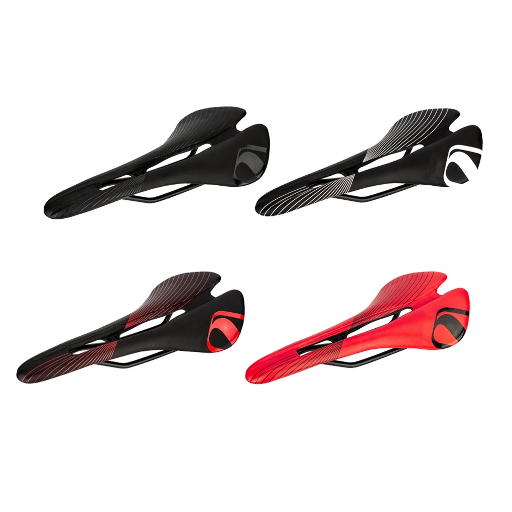 Bike Seat Light-weight Water Resistance Bicycles Components Hollow Out Thickened Sponge Bikes Cushion Bicycle Saddle Black