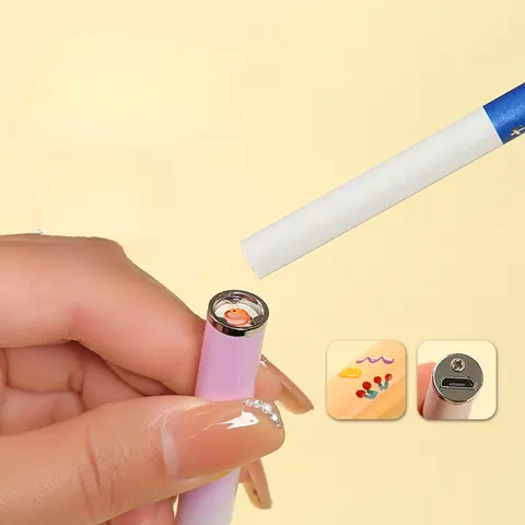 미니 원통형 스트립 전자 텅스텐 와이어 라이터 USB 충전식 Flameless 라이터 담배 액세서리 하이 엔드 선물