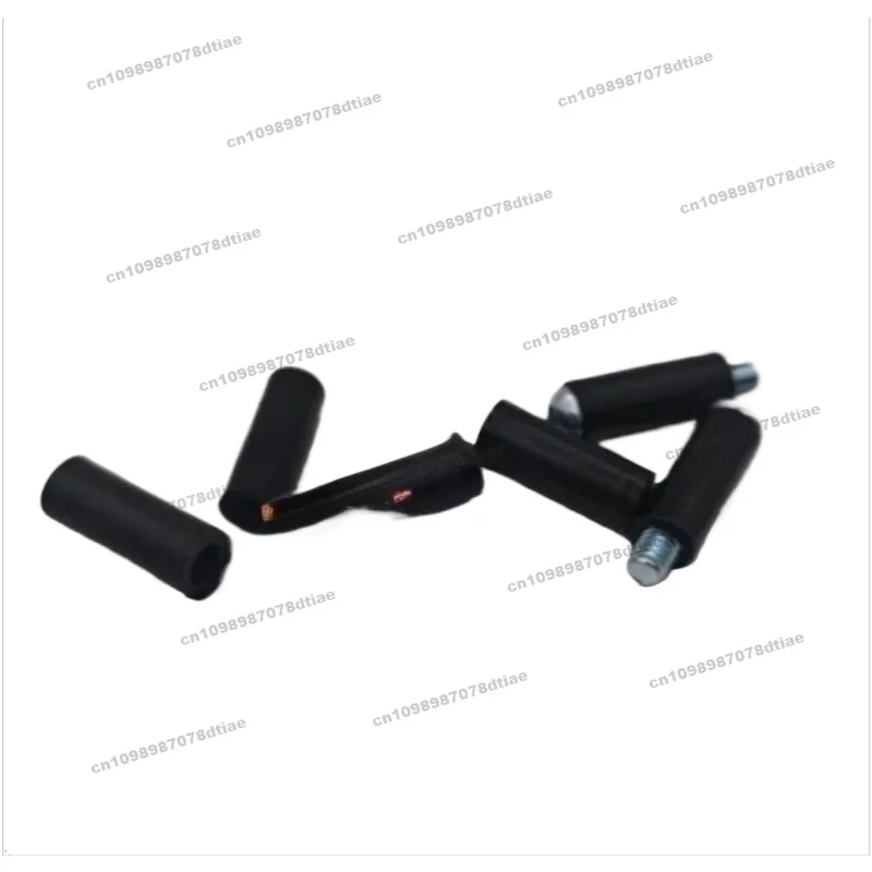 For Universal Wheelchair Rear Handlebar Installation Fixed Sleeve Wheelchair Accessories, 6 Fixing Sleeves + 6 Mounting Screws
