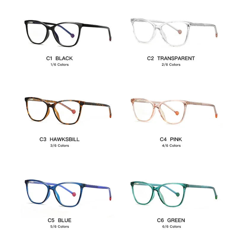 

Очки KIZN Cat Eye для женщин, TR90, с защитой от синего света, по индивидуальному рецепту, для коррекции близорукости, модная винтажная оправа, от -0.50 до -10