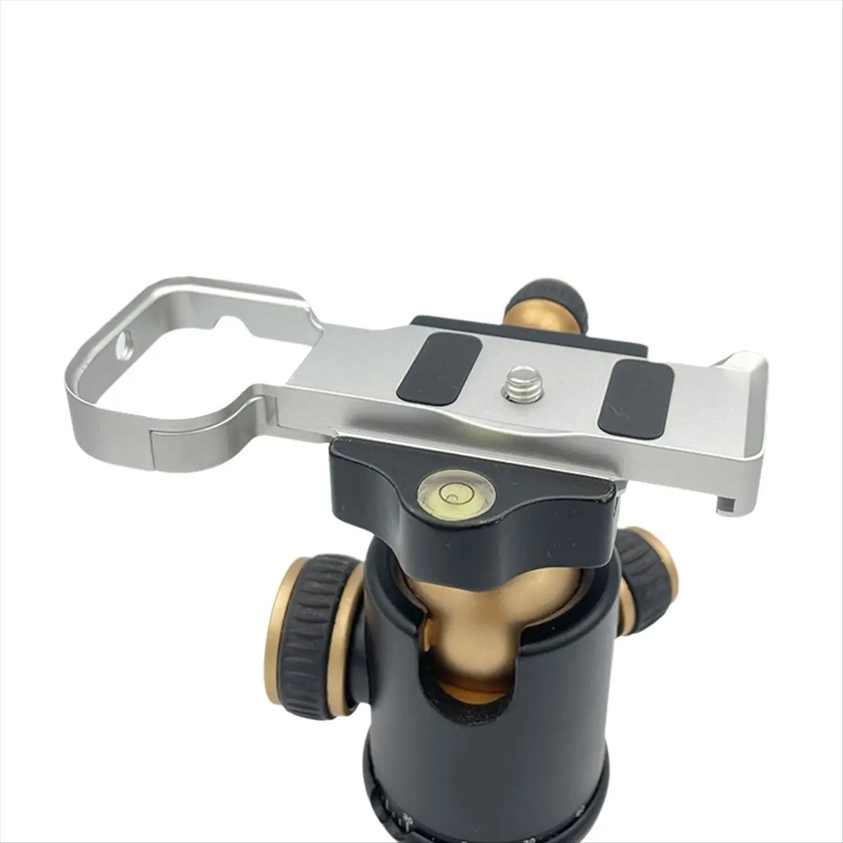 Camera Quick Release Plate Holder Hand Grip Adapter for ZVE10 Camera Bracket Multifunctional Base Base Plate Silver-ABLM