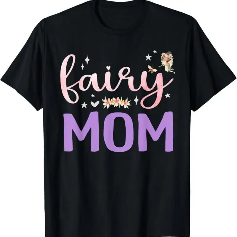 Mom Magical Floral Mother Fairy Birthday Whimsical Fairytale T Shirt