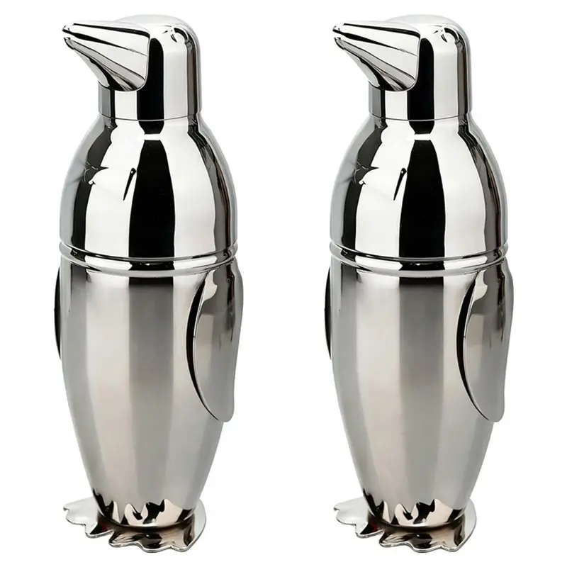 dta4-penguin-bartender-shakers-169-oz-cocktail-shaker-with-built-in-strainer-professional-bar-mixology-mixing-tool-sliver-mix