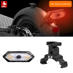 Warning Light for Niu KQi1 KQi2 KQi3 Electric Scooter Taillight USB Rechargeable Lamp Kickscooter Turn Signal Lights Accessories