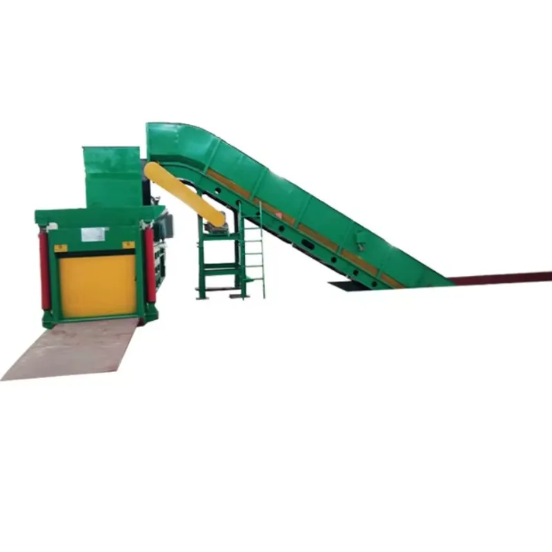 Customized Large Bale Horizontal Hydraulic Baler Stable Auto Tie Packaging Machine For PET Plastic Waste Recycling