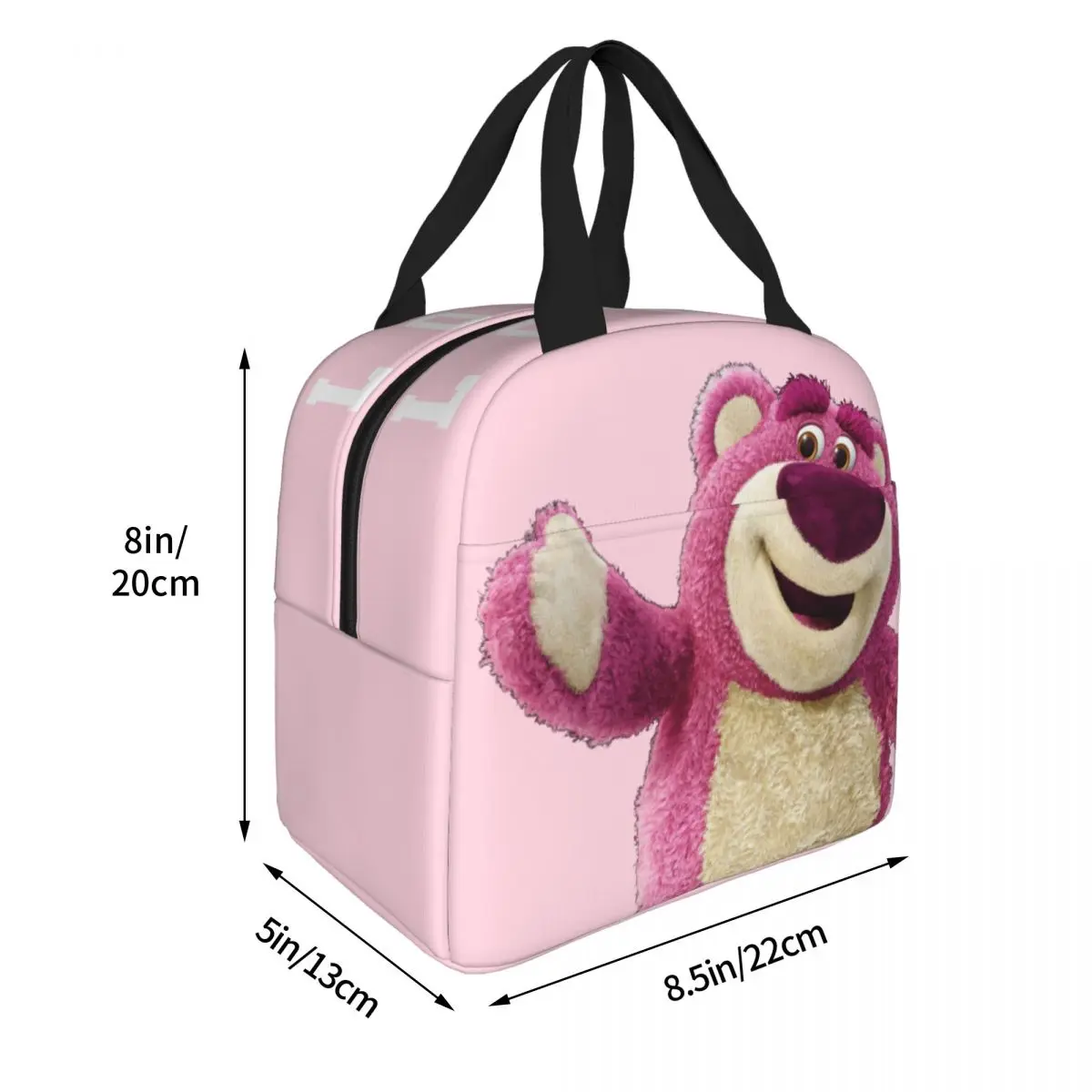 Do pracy w biurze słodki miś Tote podręczny Disney Toy Story Lotso izolowany futerał etui na żywność do szkoły średniej