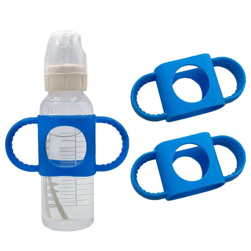 

Baby Feeding Bottle Trainer Easy Grip Handles Holder Bottle Grip Protective Cover 3pcs/set For Infant Feeding Bottle Accessories