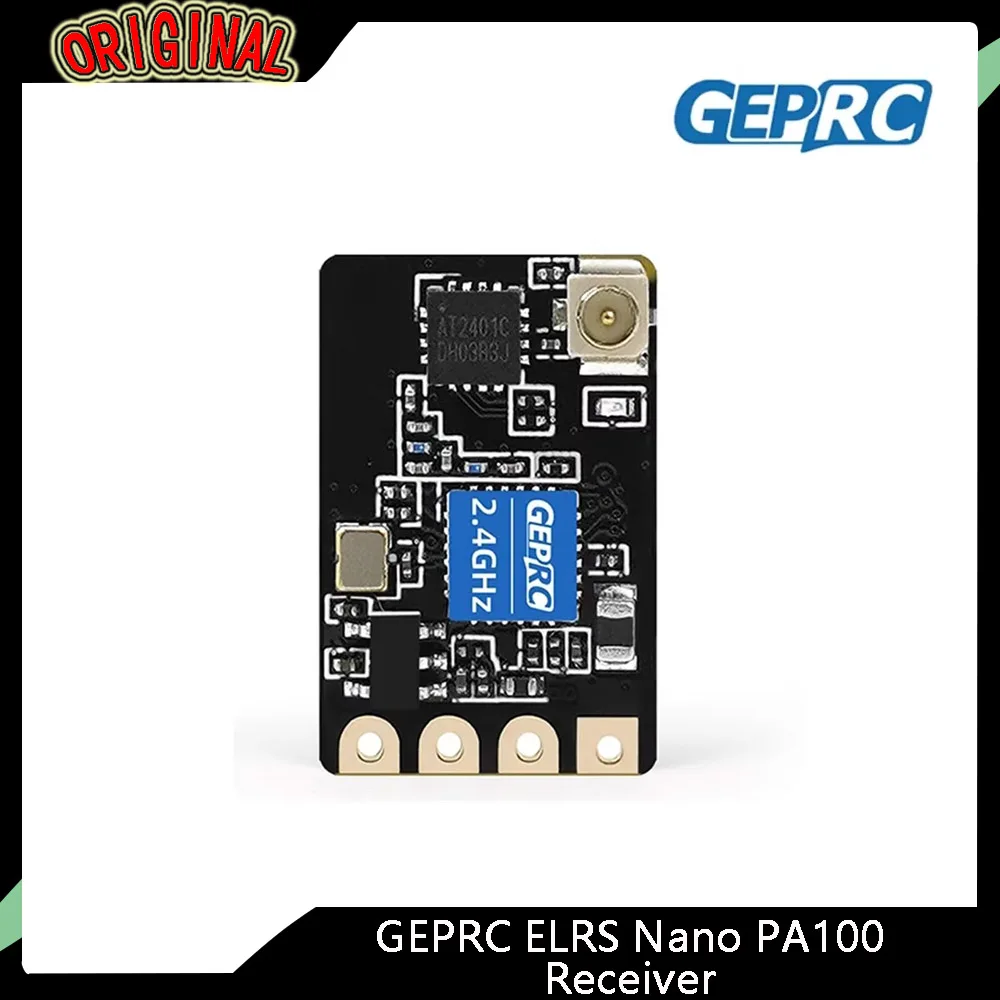 

Приемник GEPRC ELRS Nano PA100 — 2,4G ExpressLRS 100 мВт, для FPV фристайл/гоночного квадрокоптера