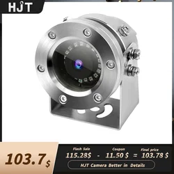 Cámara IP HJT a prueba de explosiones WIFI/POE 5MP resistencia al desgaste y a la corrosión IP68 304 cámara de seguridad de detección humanoide de acero inoxidable